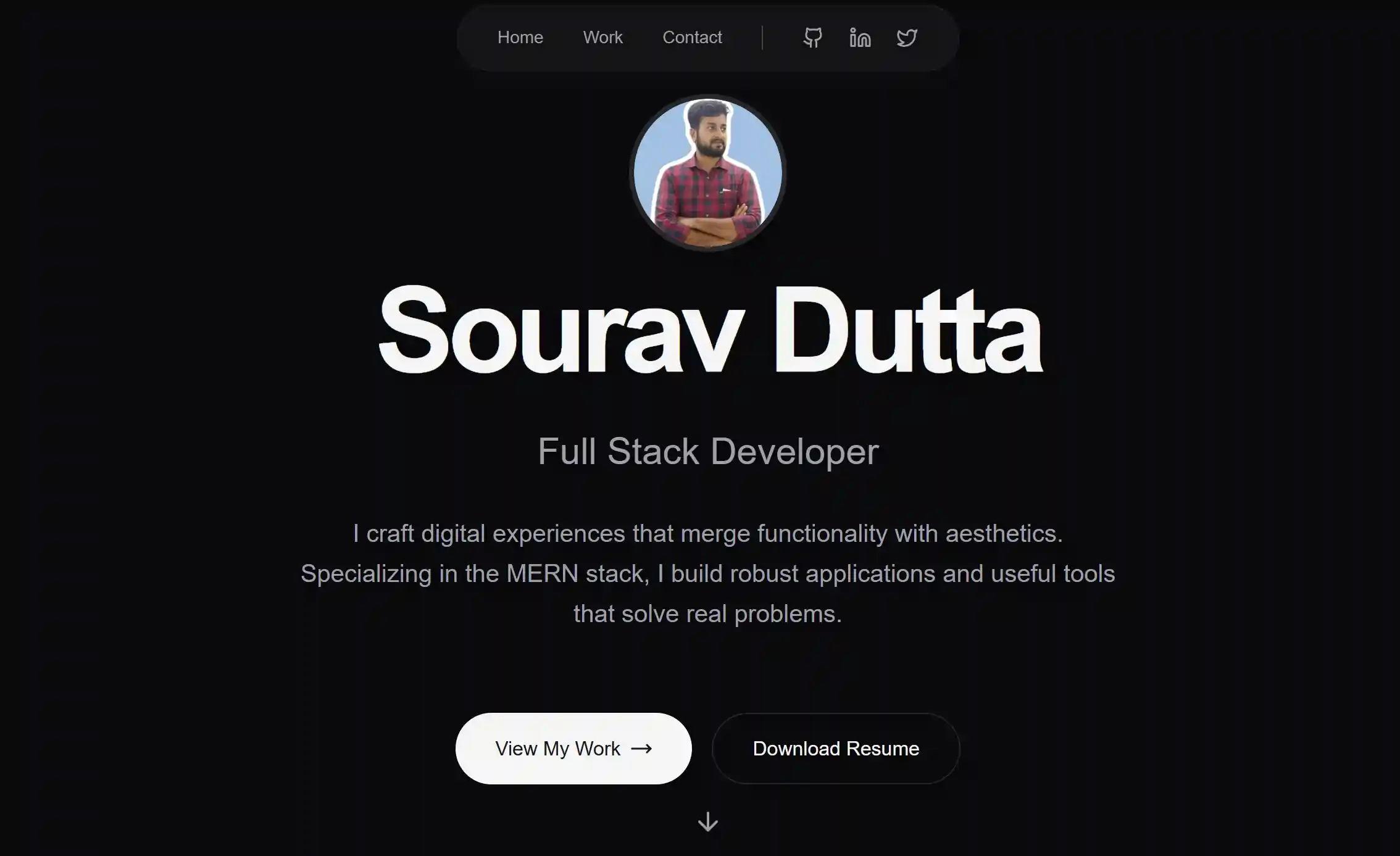 Sourav Dutta | Full Stack Developer